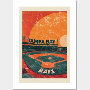 Midcentury Tampa Bay Rays Stadium Posters and Art